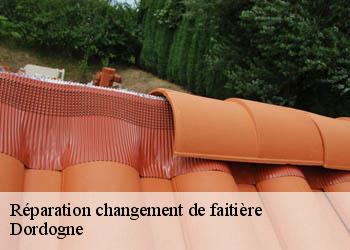 Réparation changement de faitière Dordogne
