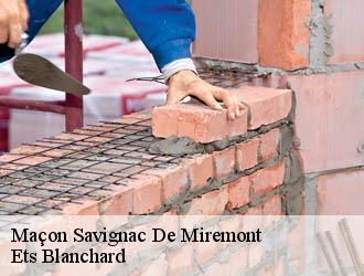 Maçon  savignac-de-miremont-24260 Ets Blanchard 