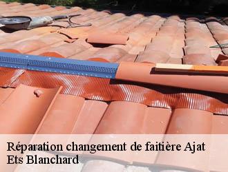 Réparation changement de faitière  ajat-24210 Ets Blanchard 