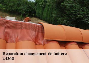 Réparation changement de faitière  24360