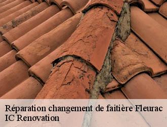 Réparation changement de faitière fleurac-24580 IC Renovation