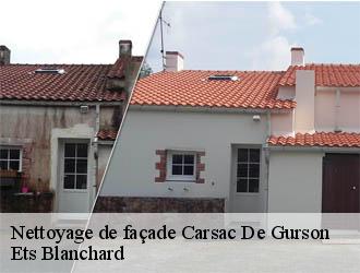 Nettoyage de façade  carsac-de-gurson-24610 Ets Blanchard 