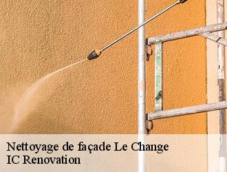 Nettoyage de façade le-change-24640 IC Renovation