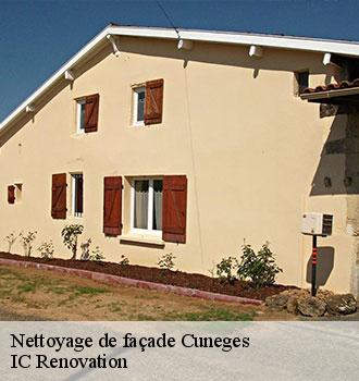 Nettoyage de façade cuneges-24240 IC Renovation