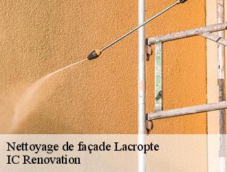 Nettoyage de façade lacropte-24380 IC Renovation