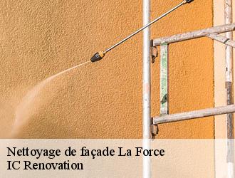 Nettoyage de façade la-force-24130 IC Renovation