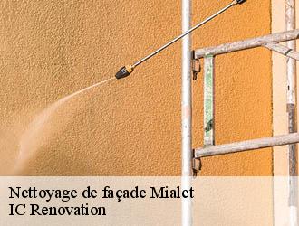 Nettoyage de façade mialet-24450 IC Renovation
