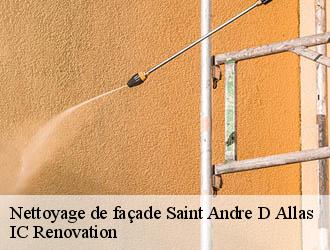 Nettoyage de façade saint-andre-d-allas-24200 IC Renovation