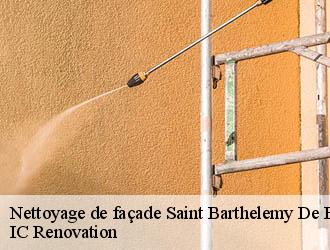 Nettoyage de façade saint-barthelemy-de-bellegar-24700 IC Renovation
