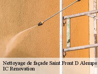Nettoyage de façade saint-front-d-alemps-24460 IC Renovation