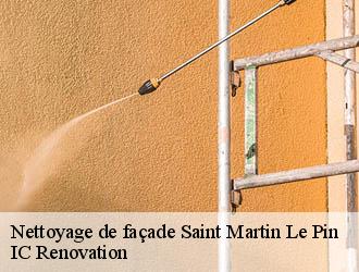 Nettoyage de façade saint-martin-le-pin-24300 IC Renovation