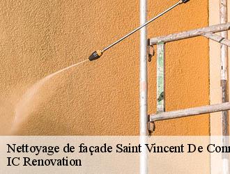 Nettoyage de façade saint-vincent-de-connezac-24190 IC Renovation