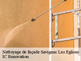 Nettoyage de façade savignac-les-eglises-24420 IC Renovation