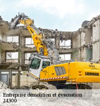 Entreprise démolition et évacuation 24300