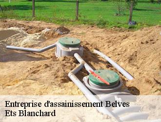 Entreprise d'assainissement  belves-24170 Ets Blanchard 