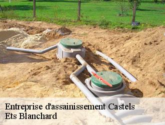 Entreprise d'assainissement  castels-24220 Ets Blanchard 