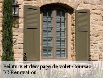 Peinture et décapage de volet coursac-24430 IC Renovation