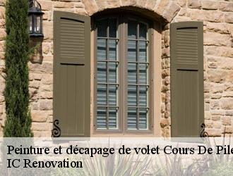 Peinture et décapage de volet cours-de-pile-24520 IC Renovation