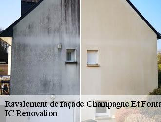 Ravalement de façade  champagne-et-fontaine-24320 Ets Blanchard 