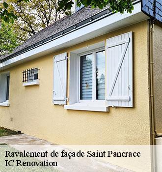 Ravalement de façade saint-pancrace-24530 IC Renovation