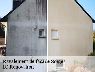 Ravalement de façade sorges-24420 IC Renovation
