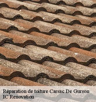 Réparation de toiture carsac-de-gurson-24610 IC Renovation