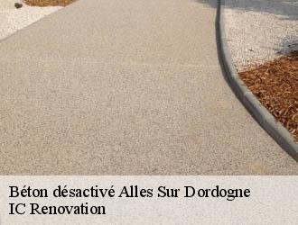 Béton désactivé alles-sur-dordogne-24480 IC Renovation