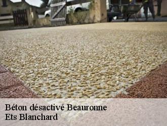 Béton désactivé  beauronne-24400 Ets Blanchard 