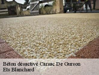 Béton désactivé  carsac-de-gurson-24610 Ets Blanchard 
