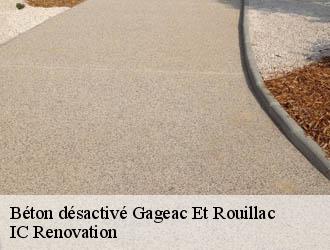 Béton désactivé gageac-et-rouillac-24240 IC Renovation