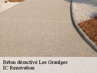 Béton désactivé les-graulges-24340 IC Renovation