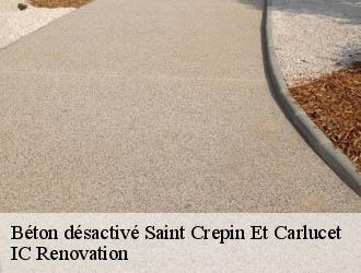 Béton désactivé saint-crepin-et-carlucet-24590 IC Renovation