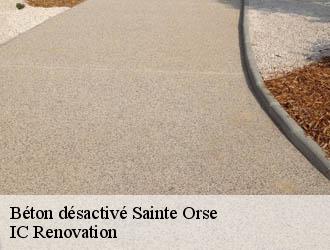 Béton désactivé sainte-orse-24210 IC Renovation