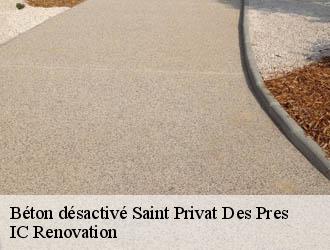 Béton désactivé saint-privat-des-pres-24410 IC Renovation