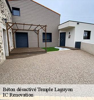 Béton désactivé temple-laguyon-24390 IC Renovation