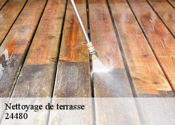 Nettoyage de terrasse  24480