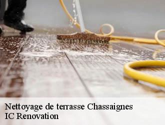 Nettoyage de terrasse chassaignes-24600 IC Renovation