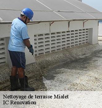 Nettoyage de terrasse mialet-24450 IC Renovation