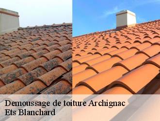 Demoussage de toiture  archignac-24590 Ets Blanchard 