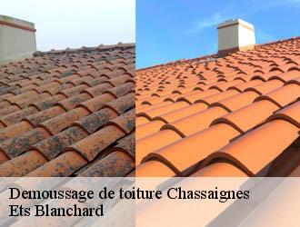 Demoussage de toiture  chassaignes-24600 Ets Blanchard 